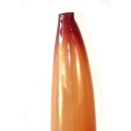 A magnificent tall signed hand-blown glass "contemporary art glass" vase in amazing condition