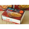 Five awesome boxes of vintage "Alcan Foil" 475ml oval pie foil dishes - never used; bid/box