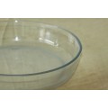 An awesome "Marinex" of Brasil oven proof round glass "pie" dish in great condition - no chips