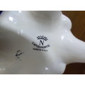 Spectacular large hand painted Italian made Capodimonte porcelain decorative lidded jug!