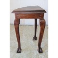 A beautiful collection of four ball and claw corner occasional tables in stunning condition