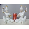 Two beautiful very ornate ornamental figurines of Thai dancers in fantastic condition!!