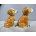 Two lovely bone china dogs for your collection of figurines. Very pretty on display - RS17Sale