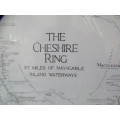 A lovely framed, very detailed The Cheshire Ring waterways map. 97 miles of inland navigation.