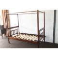 An amazing three quarter (four poster) canopy bed in stunning condition.RS17Bed