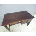 **RS17** A wooden writing/work desk with two spacious drawers in good condition. Perfect to paint.