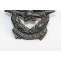 An awesome "Union of South Africa" South African Air Force badge with Kings Crown