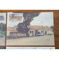 4x RSA (1983) 'Post Offices in Transkei' postcards w/ stamps