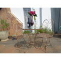 A top quality two seater metal, all weather outdoor patio set. Superb quality!!!