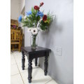 A gorgeous, heavy dark wood occasional/ display/ side table, perfect in your living rooms!!
