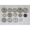 A lovely collection of 14x assorted South African coins - ideal for a collector
