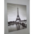 A fabulous large print of the Eiffel tower - beautiful on a large wall!!! Stunning art!
