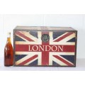 A fantastic "London" branded display/ storage case/ box in excellent condition - awesome home decor!