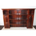 A stunning solid stinkwood wall mount display shelf/ buffet upper; ideal for collectables!