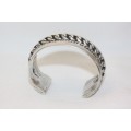 A truly spectacular vintage hand made Egyptian 800 Silver solid ladies bracelet (147.9g) = WOW!!!
