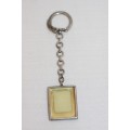 A stunning vintage solid silver photo frame key holder/ chain in fantastic condition