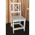 A great looking white painted chair, very trendy shabby chic style - in amazing condition