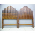 2 exquisite vintage Imbuia single bed headboards in great condition!! Fabulous in all bedrooms!!