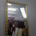 Gorgeous "ornate" gold gilded moulded wall hanging dressing mirror