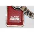 **RS17** A gents Swiss made Swatch "Irony" stainless steel wrist watch in complete working condition