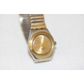 A beautiful Swiss made two-tone (Silver & gold) Swatch "Irony" ladies watch in working condition