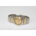 A beautiful Swiss made two-tone (Silver & gold) Swatch "Irony" ladies watch in working condition