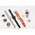 A 'job lot' of assorted ladies & gents watches for spares or for restoration incl Swatch - RS17Sale