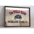 An amazing "The Wells Fargo" framed bar mirror in great condition - RS17Sale