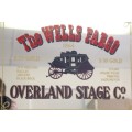 An amazing "The Wells Fargo" framed bar mirror in great condition - RS17Sale