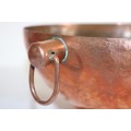 A stunning vintage De Klerk original copper display bowl with handles