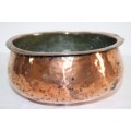 An incredible antique copper pot/ bowl in awesome condition for its age!