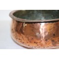An incredible antique copper pot/ bowl in awesome condition for its age!