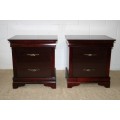 Two wonderful modern single drawer bedside pedestals in amazing condition - Price/pedestal