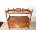 A lovely vintage solid teak cabinet/ side server with loads of space, perfect for a dining room