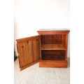 An awesome and practical storage cabinet/ pedestal with space for storing linen, drinks, etc.