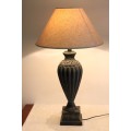 2x magnificent tall table lamps w/ gorgeous lampshades - amazing in your living room - price/lamp