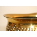 2x beautiful solid brass planter bowls in excellent condition - perfect in a sun room - price/bowl