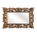 Incredibly stylish LARGE "antique gold" moulded bevelled glass wall mirror - 178cm x 119cm - RS17M