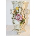 A stunning hand painted Italian made Capodimonte porcelain vase