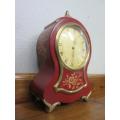 **RS17** An amazing vintage Swiss made "Cyma Watch Co." 15-jewel mantle alarm clock - RS17CL