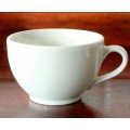 A fabulous collection of 9x white "Hotelware" porcelain tea & coffee cups in great condition - AAA