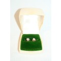 An elegant pair of 9ct yellow gold ladies earrings with genuine white "Akoya" cultured pearls