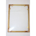 Three beautiful assorted metal free standing photo frames including an antique frame