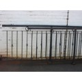 A superb 'job lot' of top-quality solid wrought iron balustrade sections (40 meters) RS17Sale