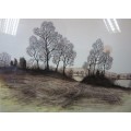 Superbly painted & framed James Moore's Winter Morning landscape print in great condition - RS17Sale