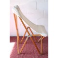 A fantastic modern "Tripolina Butterfly" folding chair w a removable slipcover - stylish & practical