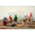 "Job Lot" An awesome collection of assorted glassware incl stained glass & much more; RS17Sale