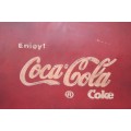 An extremely rare antique Coca-Cola (metal) lined cooler box for bottles in amazing condition