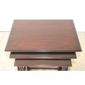 A fantastic set of teak stacking/ nesting tables, stunning in any living area in the home!