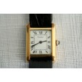 **RS17** Beautiful Swiss made 18ct gold plated ladies Cartier watch in great working condition